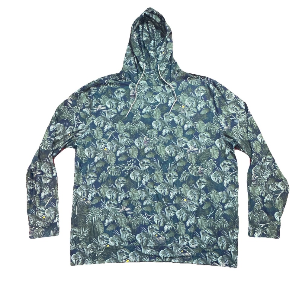RSVLTS Jurassic Park Hoodie "CLEVER GIRL" Mens 3XL Pullover AOP Performance